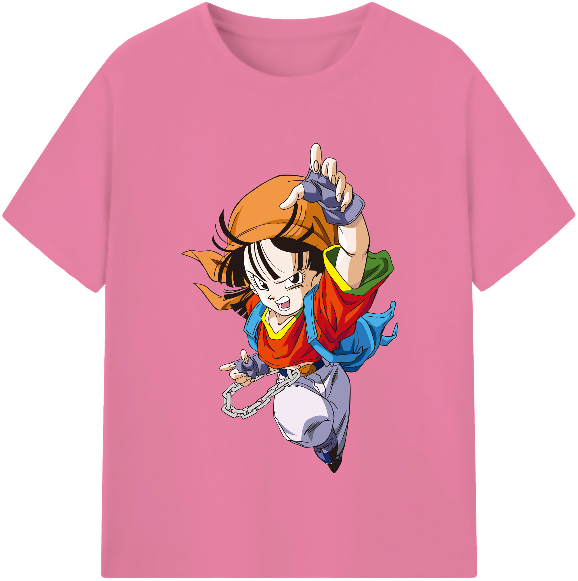 （画像用） ドラゴンボール パン DRAGON BALL Pan 綿100％半袖Tシャツ（フロントプリント）